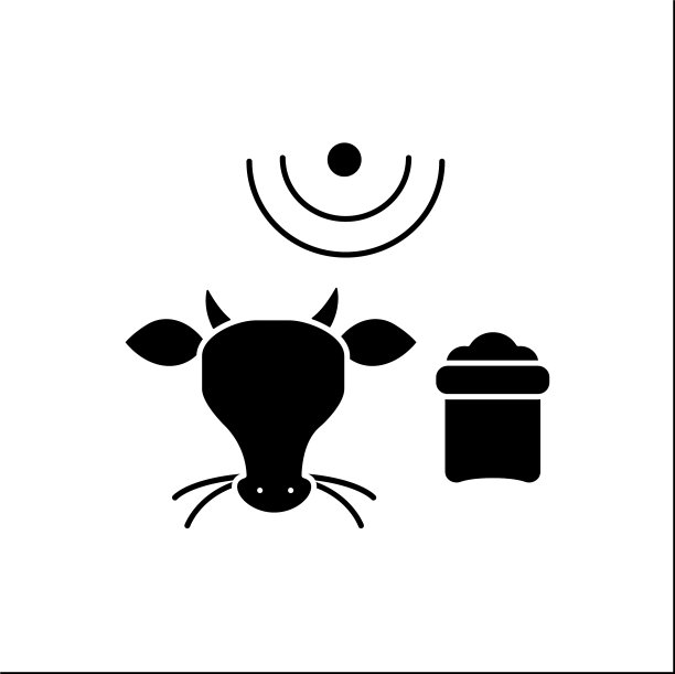 饲养牲畜字形图标图片下载