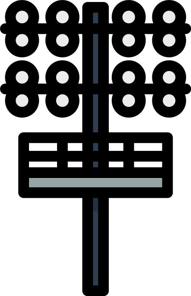 图标足球灯桅图片下载