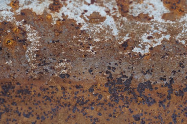 宏观锈蚀金属农用犁图片下载