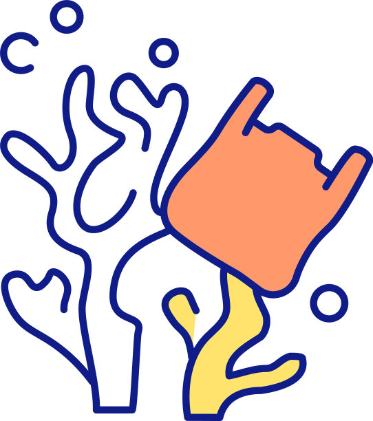 水污染RGB颜色图标图片下载