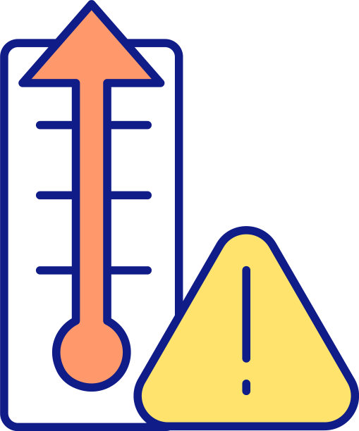温度增加RGB颜色图标图片下载