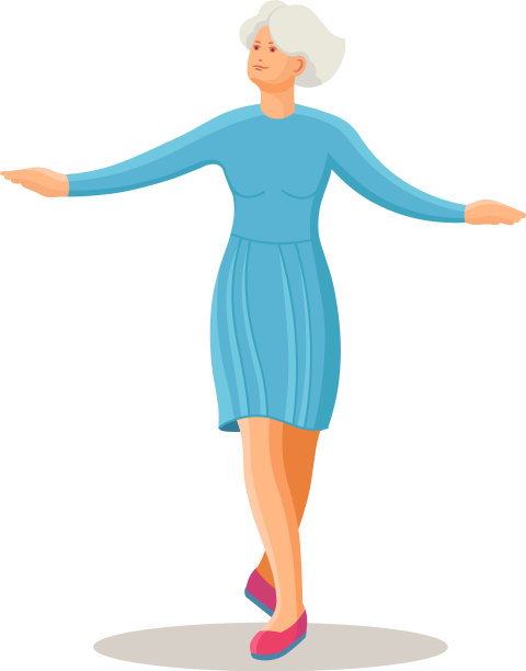 老年妇女穿着传统民族服装图片下载