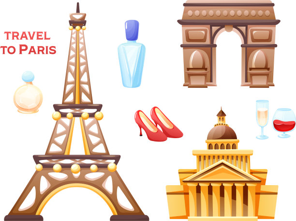 概念旅游巴黎风景法国图片下载