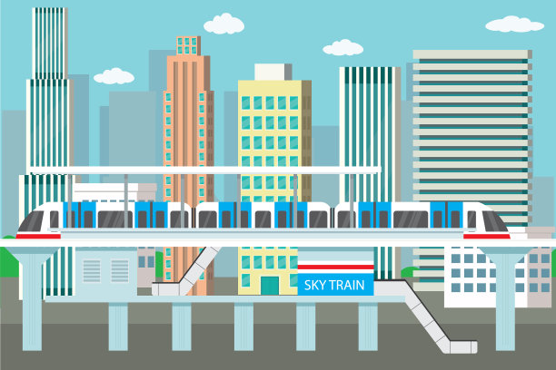 地铁或轻轨车站城市地铁图片下载