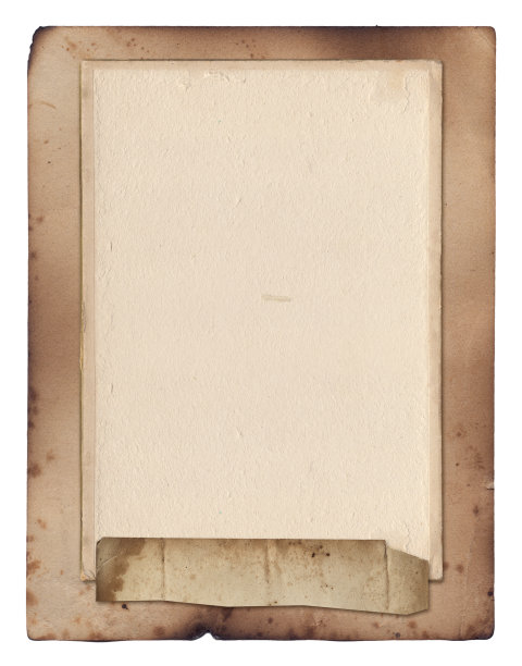 古老的纹理复古纸烧伤边缘，污渍和划痕的背景图片下载