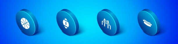 设定等距篮球金门桥图片下载