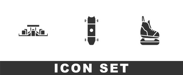 设置一级方程式赛车长板和滑板图片下载