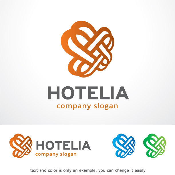 酒店标志模板设计图片下载
