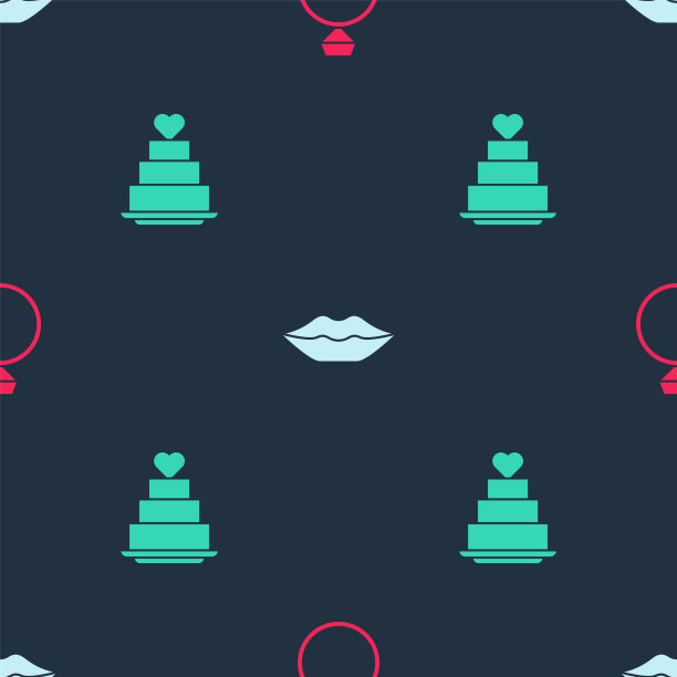 镶钻石的订婚戒指和微笑的嘴唇图片下载