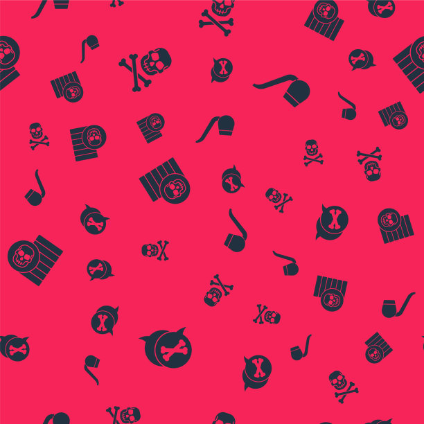 设置位置海盗骷髅交叉骨头海盗硬币图片下载