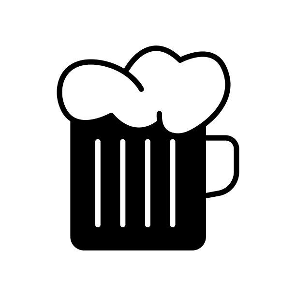 移动端啤酒杯饮料图标元素图片下载