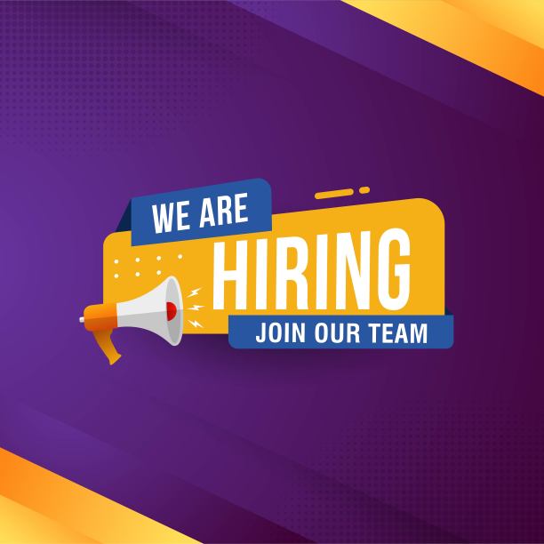 我们正在招聘横幅设计招聘职位空缺矢量插图图片下载