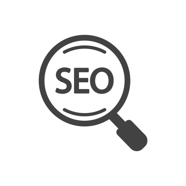 Seo图标平面图形在白色背景图片下载