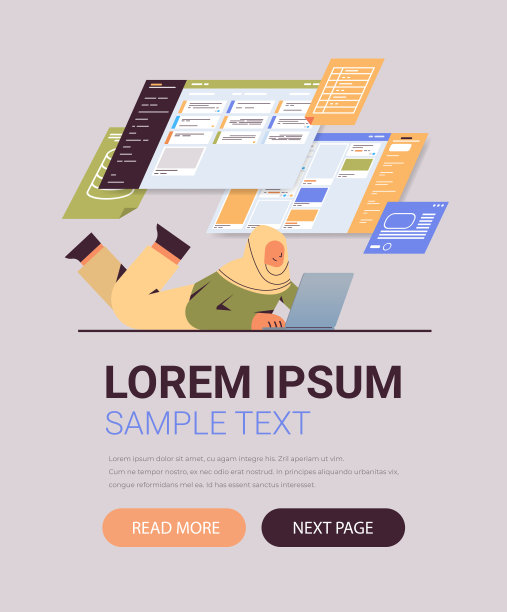商业女性分析数据虚拟板分析过程数字营销策划公司战略图片下载