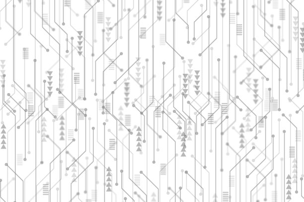 主板技术未来抽象白色背景。数字数据概念壁纸图片下载