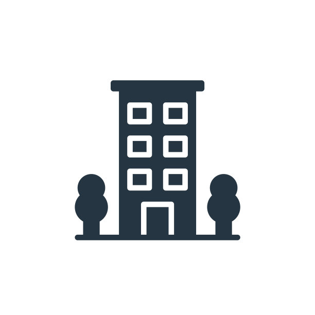 酒店的图标。字形酒店图标用于网站设计和移动，应用程序开发，打印。酒店图标从充满旅行收集孤立的白色背景。图片下载