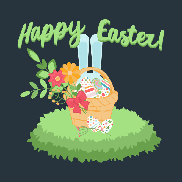 复活节贺卡海报或宣传单图片下载