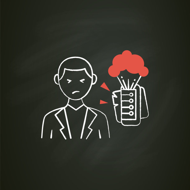 信息爆炸粉笔图标图片下载