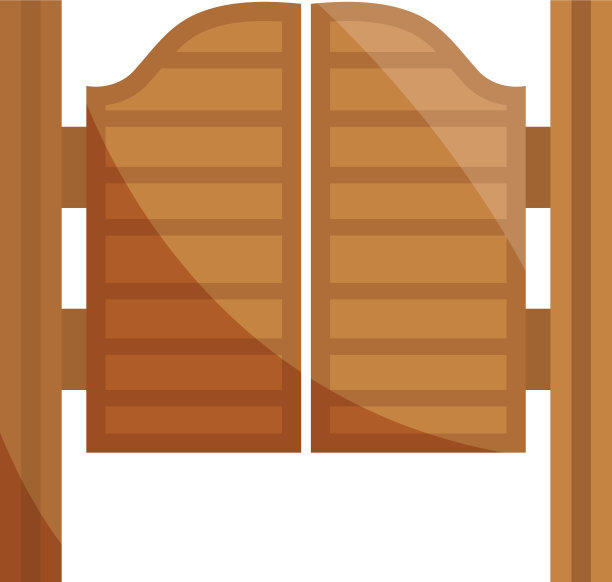 西方摆动门图片下载