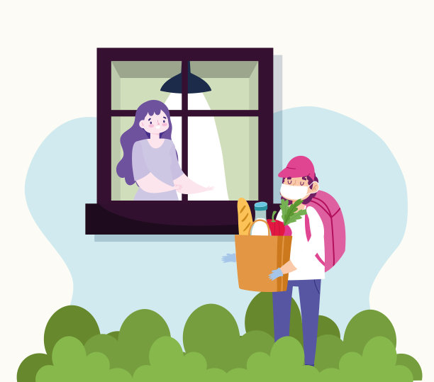 送货员袋图片下载