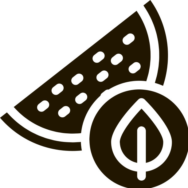 西瓜叶图标字形图片下载