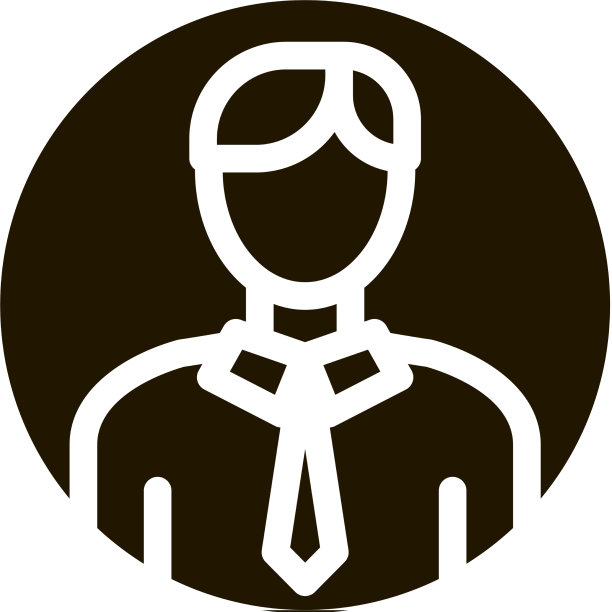 男子剪影图标字形图片下载