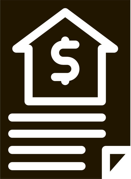房屋文件图标字形图片下载