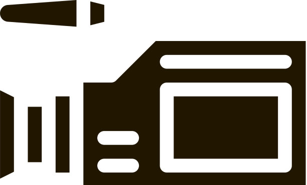 视频摄像机工具图标符号图片下载