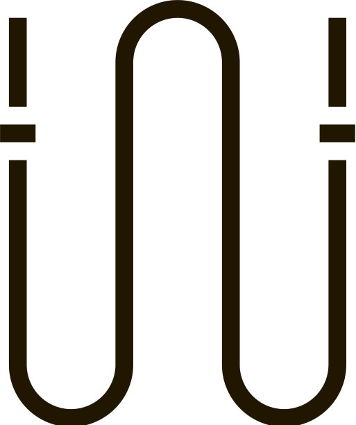 跳绳图标字形图片下载