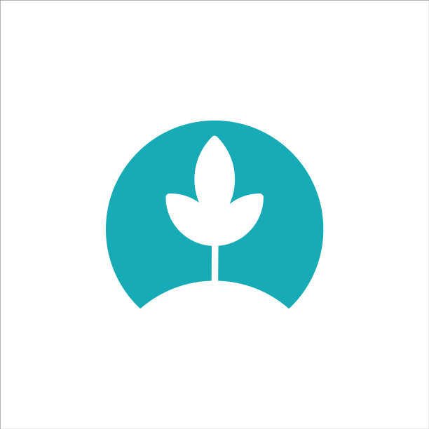 自然或绿色标志模板此图形用图片下载
