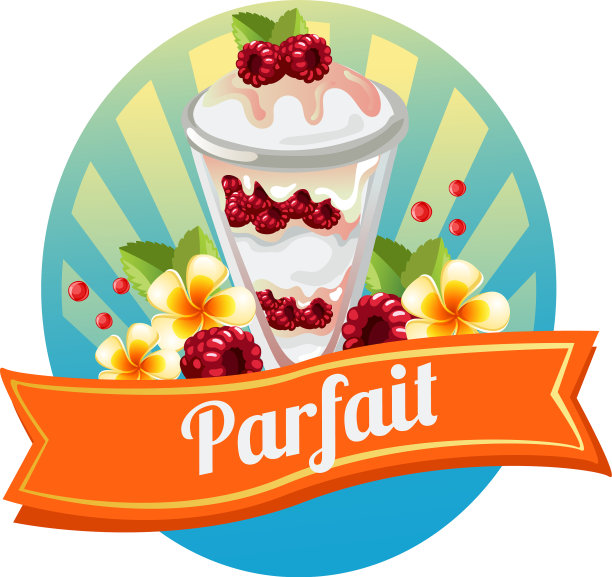 树莓冻糕标签图片下载