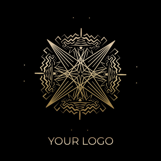 曼荼罗标志元素民族装饰图片下载