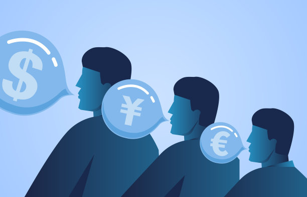 商人吹肥皂泡，商业概念说明，货币和经济通货膨胀图片下载