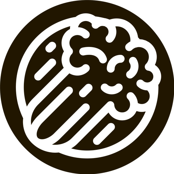 素食图标字形图片下载