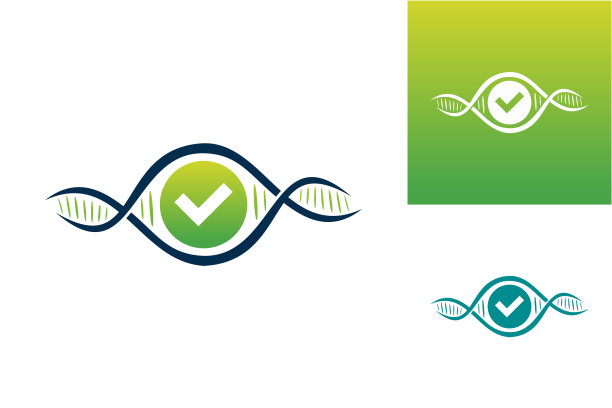 采购产品DNA检查标志模板设计矢量，会徽，设计概念，创意符号，图标图片下载