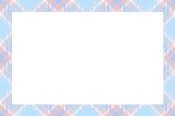 复古框苏格兰边界图案复古图片下载