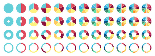 圆形饼图23456789101112图片下载