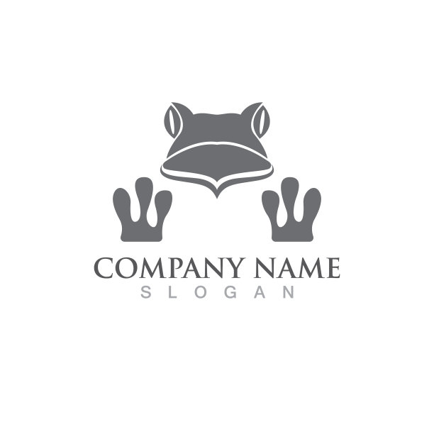 青蛙动物的标志和象征形象图片下载