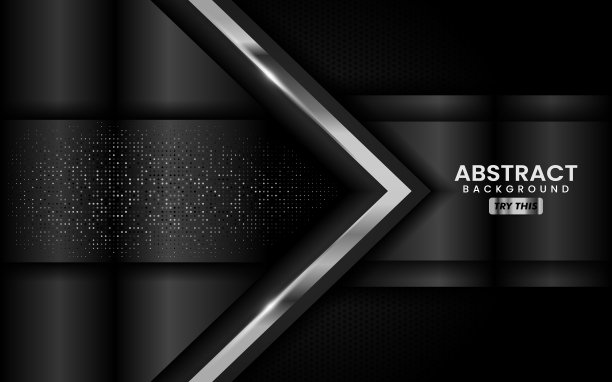 抽象创意的黑色和银色的组合图片下载