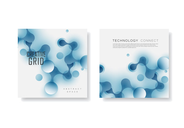 技术风格的抽象连接结构图片下载