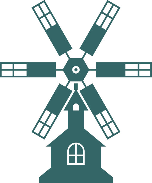 风车标志设计创意风车标志图片下载