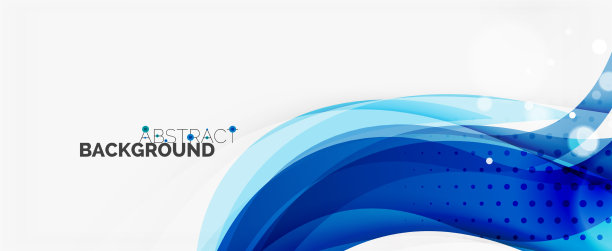 波浪线条为时尚设计模板图片下载