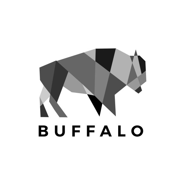 水牛水牛几何多边形标志图标图片下载