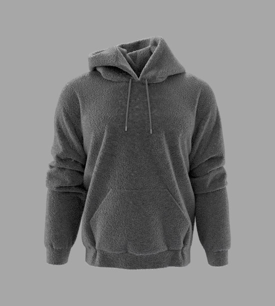 空白连帽运动衫模型打印图片下载