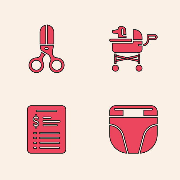 为狗、剪子、理发师、宠物设置尿布图片下载