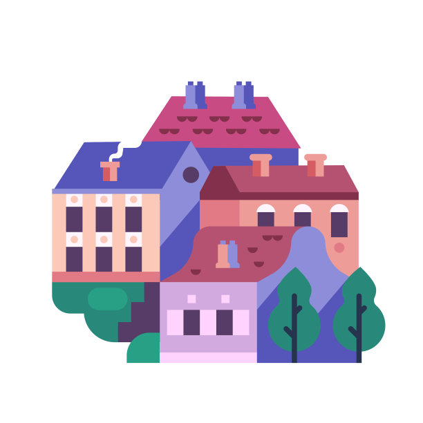 历史村落用石头砌成的房屋图片下载