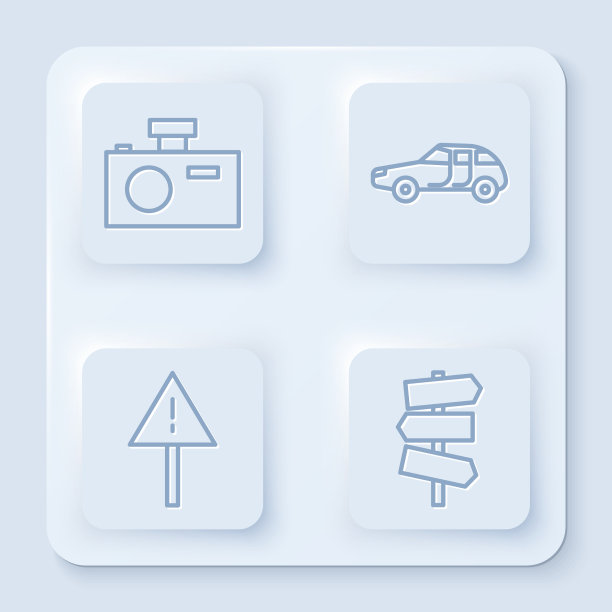 设行摄影摄像车感叹号图片下载