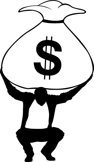 钱的袋子图片下载