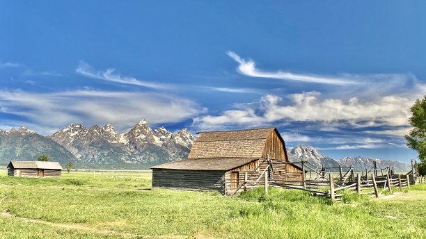 著名的摩门教街的乡村农庄图片下载
