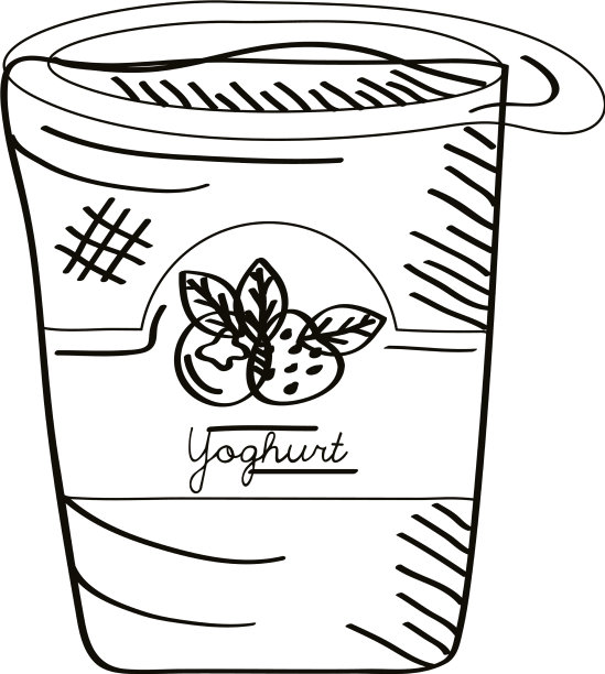 健康的酸奶了图片下载